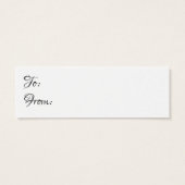 Plutôt Pas Envelopper Fête des mariées Mini Carte  (Dos)