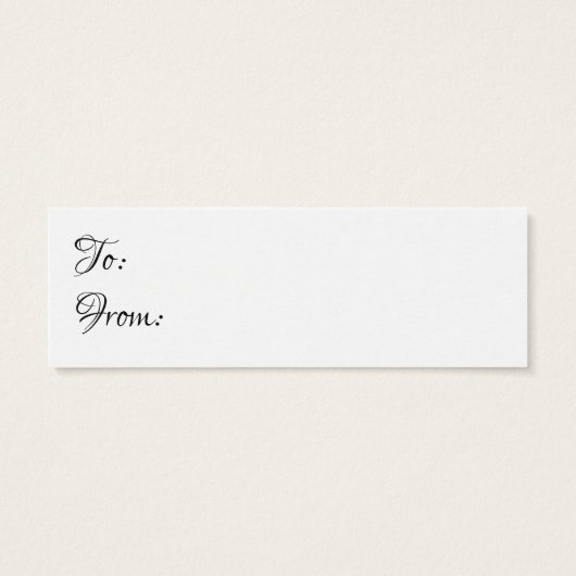 Plutôt Pas Envelopper Fête des mariées Mini Carte  (Dos)