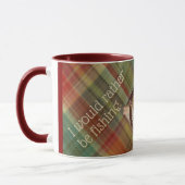 Plutôt Plutôt Plaid De Pêche #1 Mug Rouge (Gauche)