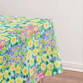 Plutôt Rose, Bleu, Jaune Nappe Primroses (In Situ)