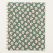 Plutôt Vert foncé Pastel rose fleuri (Devant)
