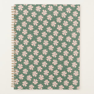 Plutôt Vert foncé Pastel rose fleuri