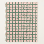 Plutôt Vert foncé Pastel rose Motif (Devant)