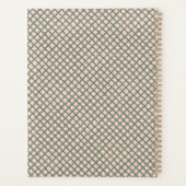 Plutôt Vert foncé Pastel rose Motif (Dos)