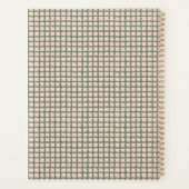 Plutôt Vert foncé Pastel rose Motif (Dos)