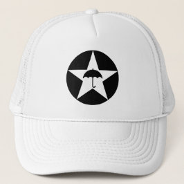 Pluviophile Star v2 (wit) Trucker Pet