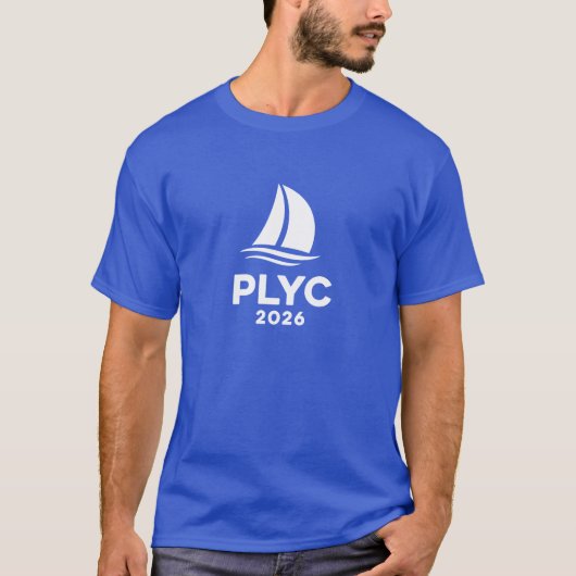 PLYC 2026 Royal Blue T-Shirt (Devant)
