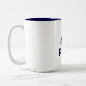 PLYC 2026 White Mug with Navy Interior (Gauche)