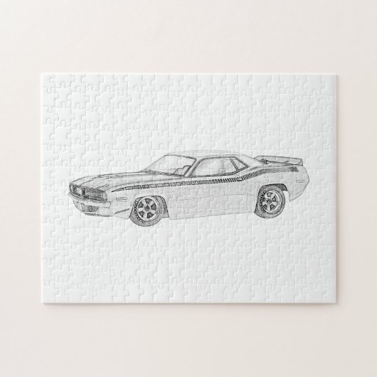 Plymouth Barracuda 1970 Legpuzzel (Horizontaal)