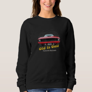 Plymouth Barracuda Amerikaanse Muscle Car is goud Trui