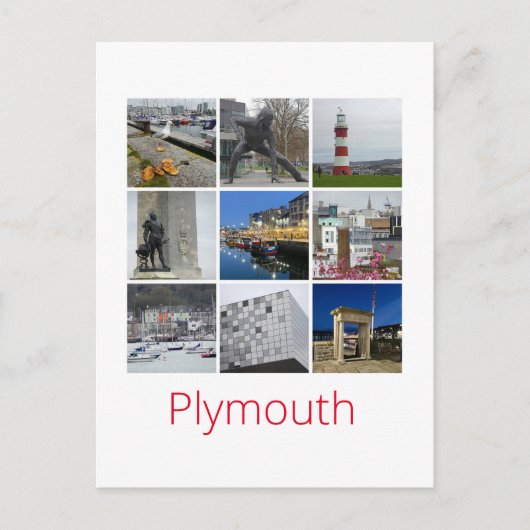 Plymouth Briefkaart (Voorkant)