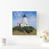 Plymouth Lighthouse, "de Gurnet" Massachusetts Vierkante Klok (Huis)