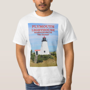 Plymouth Lighthouse , Massachusetts T-Shirt
