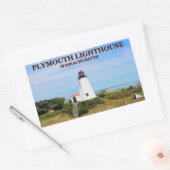 Plymouth Lighthouse, "The Gurnet", MA Stickers (Envelop)