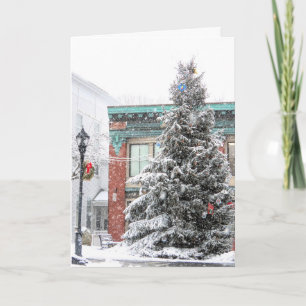 Plymouth MA-kerstboom Kaart