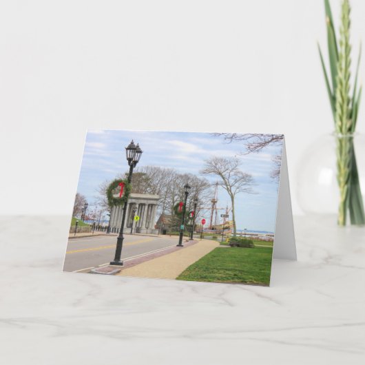 Plymouth MA waterfront Kaart (Voorkant)