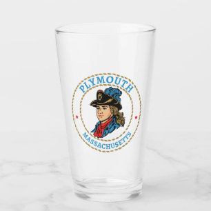 Plymouth Massachusetts Koloniaal Glas