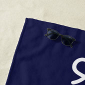 Plymouth Massachusetts Serviette de plage nautique (En situation)