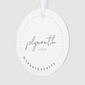 Plymouth, Massachusetts Travel Verenigde Staten Ornament (voorkant)