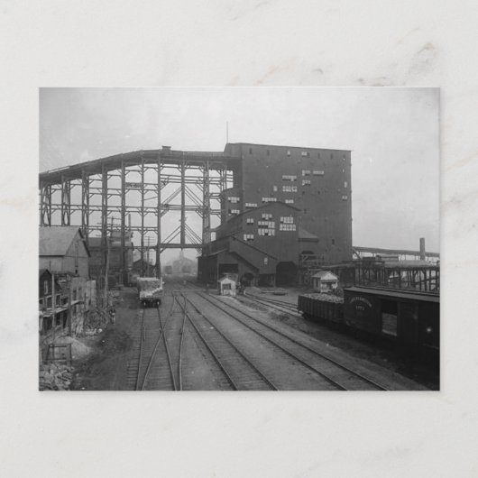 Plymouth Pa. Carte postale du brise-charbon (Devant)