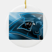 Plymouth Panthers Logo Keramisch Ornament (Achterkant)