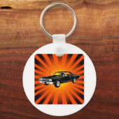 Plymouth Road Runner 1969 Sleutelhanger (Voorkant)
