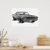 Plymouth Road Runner 1970 Poster (Keuken)