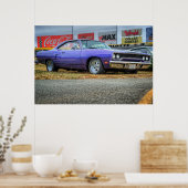 Plymouth Roadrunner 1970 Poster (Keuken)