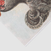  Plymouth Rock Chicken Decoupage Tissuepapier (Detail)