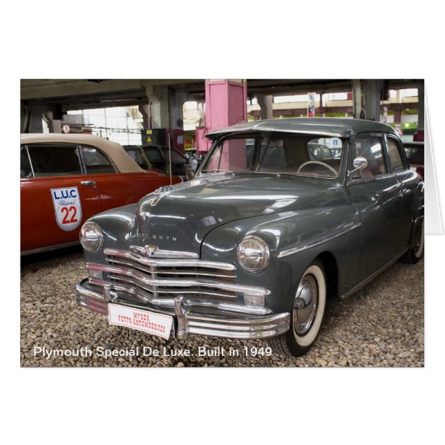 Plymouth Special De Luxe. Livre de 1949 (Devant horizontal)