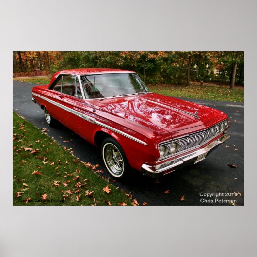 Plymouth Sport Fury Poster (Voorkant)