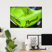 Plymouth Superbird 1970 Poster (Thuiskantoor)
