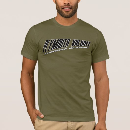 Plymouth-virtueel - gepantserd design Amerikaanse T-shirt (Voorkant)