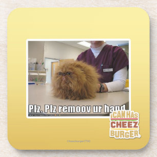 Plz remoov onze hand drankjes onderzetter