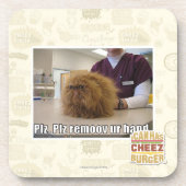 Plz remoov onze hand drankjes onderzetter (Voorkant)