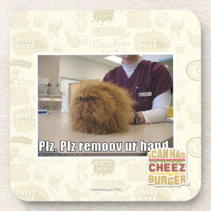 Plz remoov onze hand drankjes onderzetter