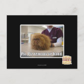 Plz verwijder onze hand briefkaart (Voorkant)