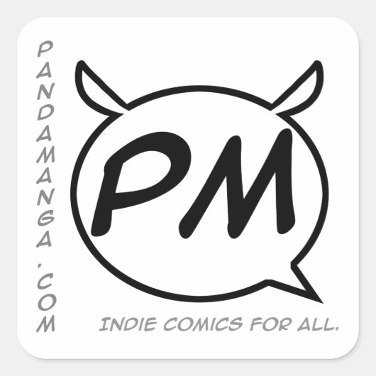 PM-Sticker Vierkante Sticker (Voorkant)