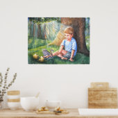 PMACarlson Boy trouve son Poster Dragon (Cuisine)