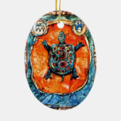PMACarlson Brother Turtle Ornament (Achterkant)