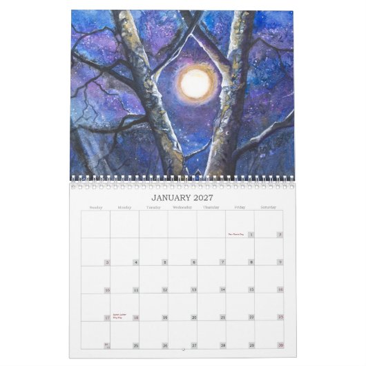 PMACarlson Dreaming Calender Kalender (Jan 2027)