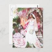 PMACarlson Kate de prinses bruid Briefkaart (Voorkant / Achterkant)