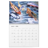 PMACarlson Koi Waterverf Calender Kalender (Mar 2026)