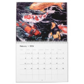 PMACarlson Koi Waterverf Calender Kalender (Feb 2026)