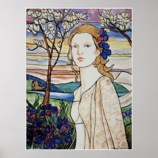 PMACarlson Lady in het Poster van Lace (Voorkant)