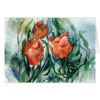 PMACarlson Oranje Tulps-kaart