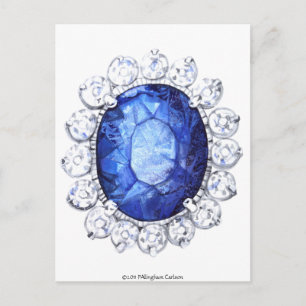 PMACarlson Royal Sapphire Briefkaart