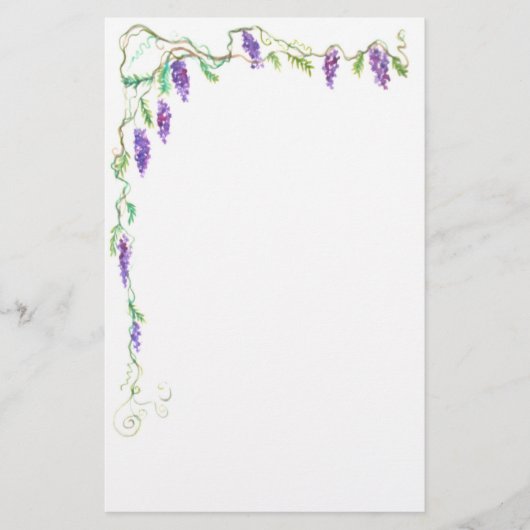 PMACarlson Wisteria Briefpapier (Voorkant)