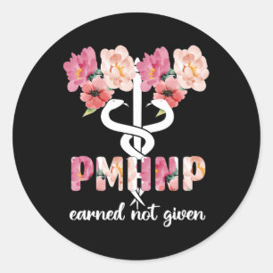 Pmhnp Psychiatrische psychiatrische verpleegkundig Ronde Sticker