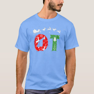PmPy OT-kerstpajama-feestelijke feestdagen T-shirt
